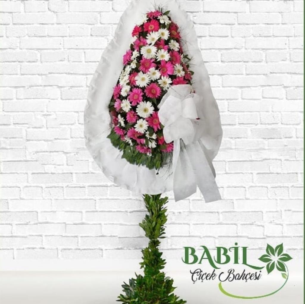 Pembe Beyaz Arajman Çelenk